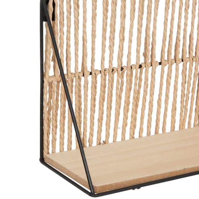 Étagère murale "Sofia" 48 x 21 cm corde et métal Atmosphera for Kids