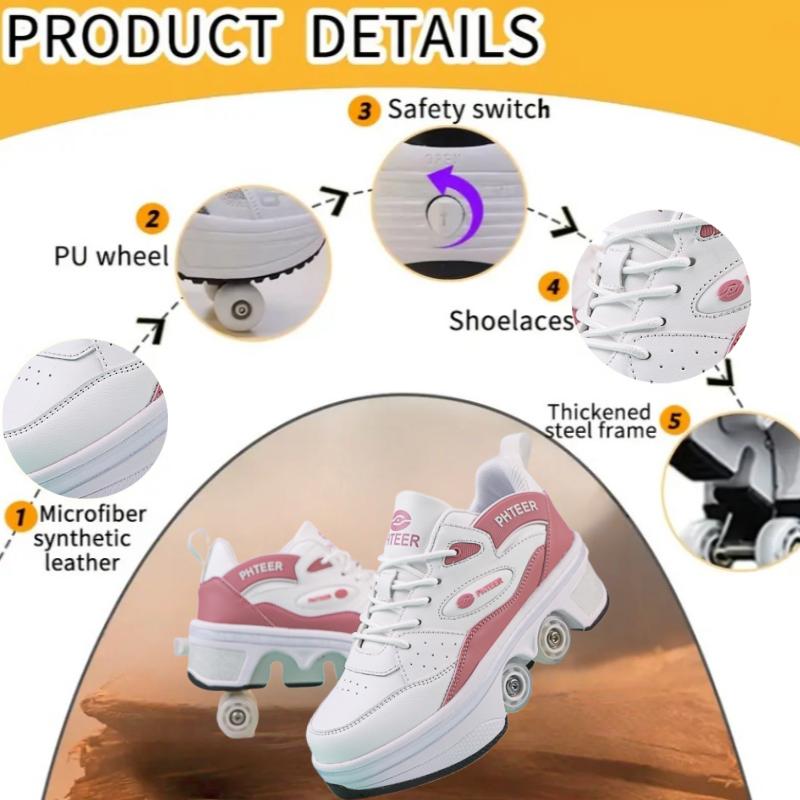 Rollers for Shoes Sports Shoes On Wheels Roller Skates Roller Skates for Girls Boys Roller Skates Shoes with Wheels
