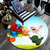 Peter Griffin Pattern Round rug,Carpet Rug for Living Room Bedroom Playroom ,Non-slip Floor Mat,Holiday Gifts and Birthday Gifts.