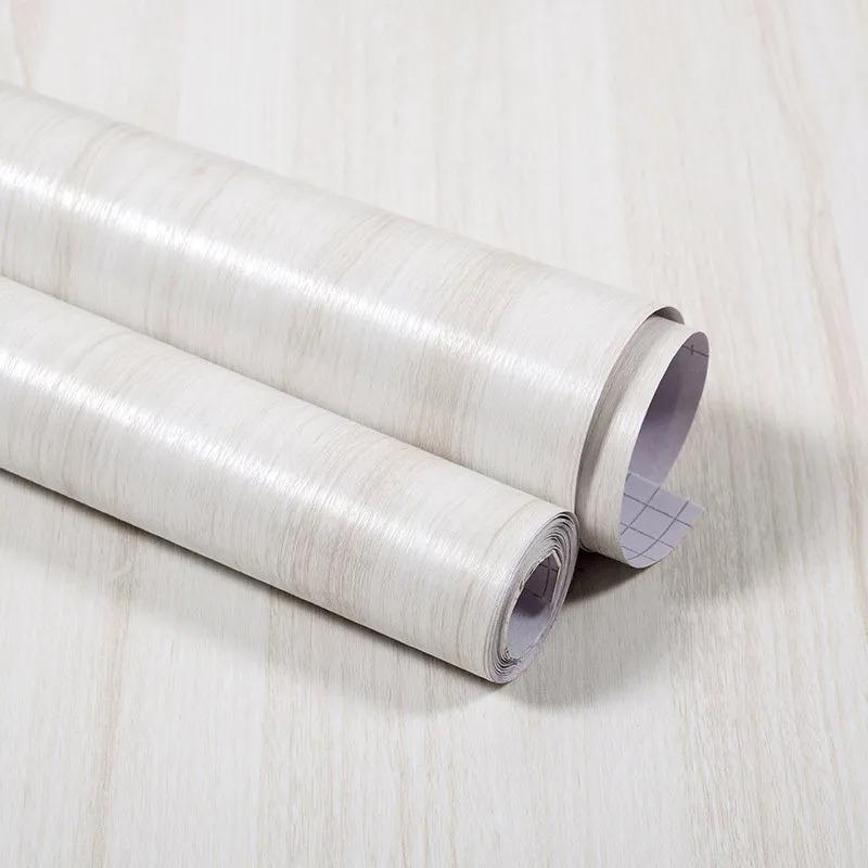 40cm Wood Grain Wall Sticker Wallpaper Self Adhesive DIY Wall Stickers Peel Waterproof Furniture Cabinet Renovation Sticker