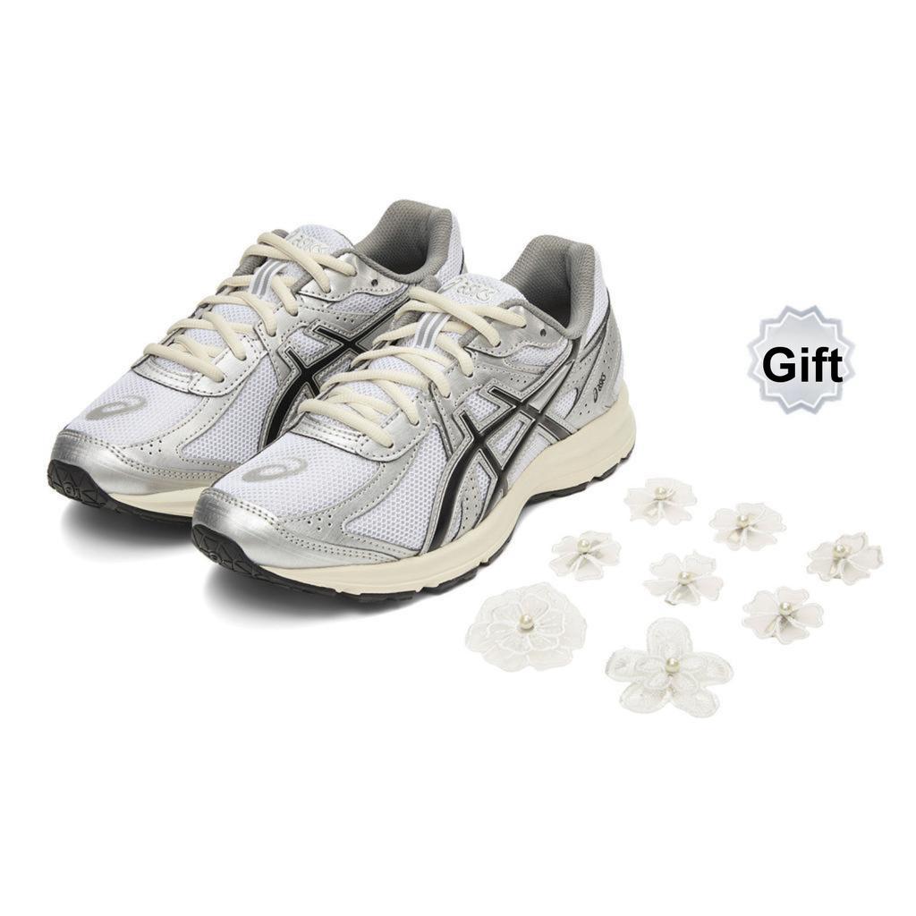 Asics Jog 100S 2E Wide White Black Unisex Sneakers 1201A967-100