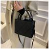 Quilted Faux Leather Tote Bag for Women Medium Capacity Shoulder Crossbody KTB