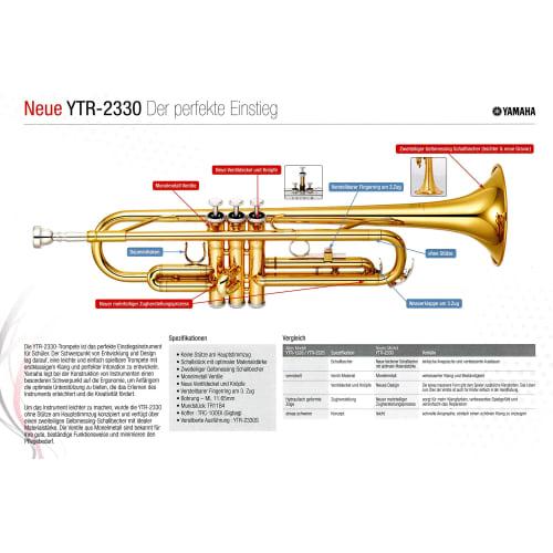YAMAHA YTR-2330 Trumpet Yamaha