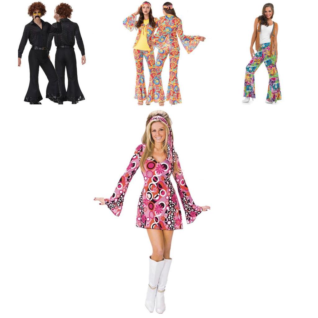 Stylish And Beautiful 70s Disco Costume Set For Adults Get Ready To Shine!