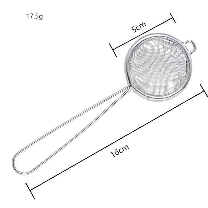 Wutuo Handheld Stainless Steel Cup Flour Sifter