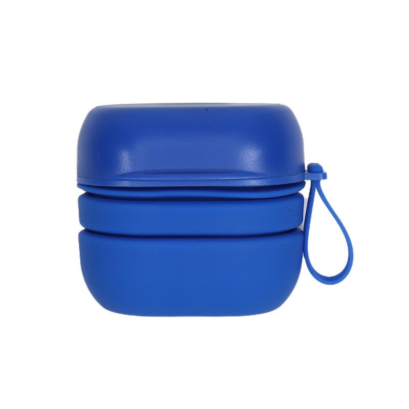 Portable Folding Waterproof Travel Soap Box Silicone Leak Proof Foldable Soap Box With Handle Soap Case Outdoor