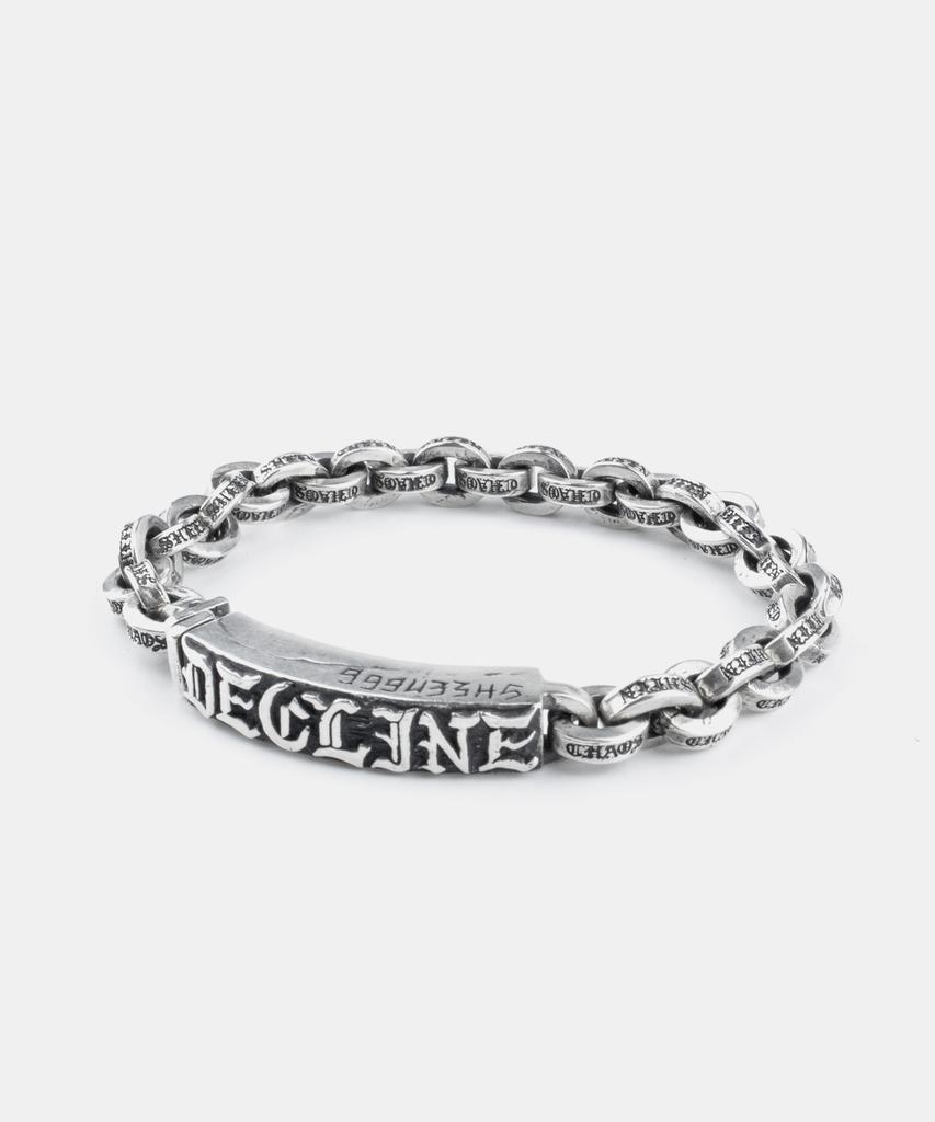 Sheen666 580 Silver Bracelet Decline Clasp