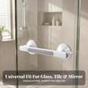 2 Pieces Suction Grab Bar Removable with Cup for Elderly
