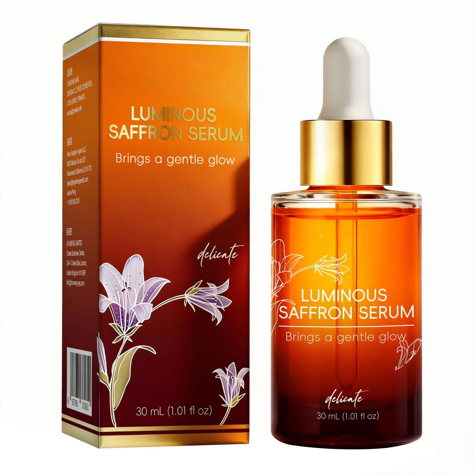 

Saffron Wrinkle Improves Fine Lines Facial Whitening And Moisturizing 30ml жовтий