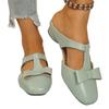 Fashion WNew Summer Butterfly-Knot Patent Leather Pointed Toe Women Slippers Fashion Thin High Heels Shoes Elegant Pumps