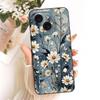 Daisy Bow Pattern Butterfly Flower Cherry Back Cover For iPhone 14 Pro Max Phone Case Soft Silicone Casing On iPhone14 14Plus