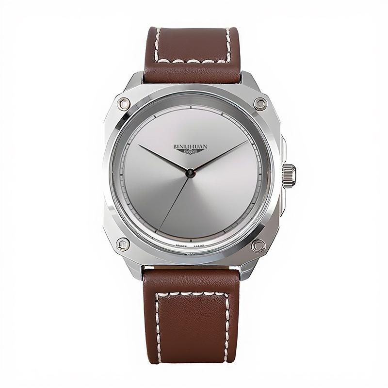 JYL Men's Watch Business Sports Casual Leather Band