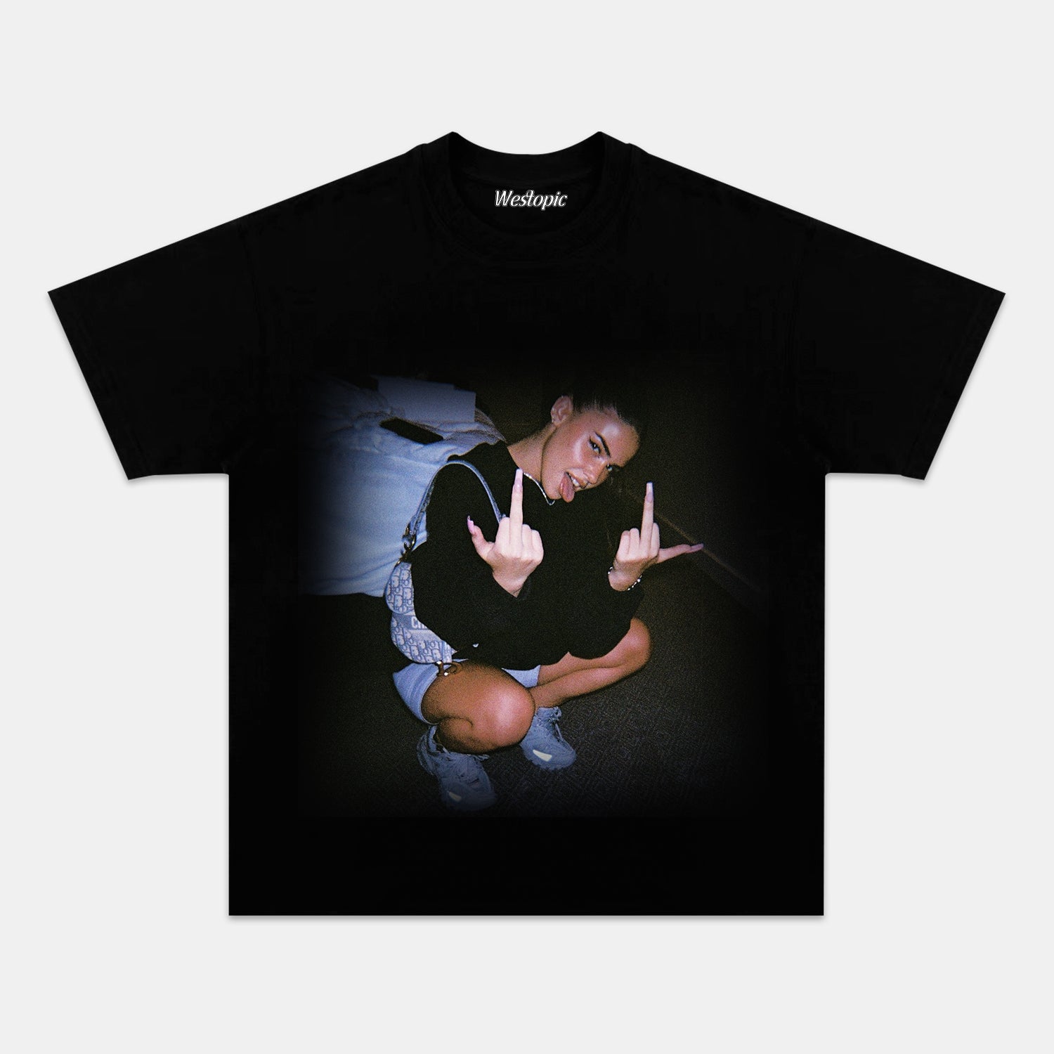 

Australian Trendy Star Leah Halton Print T-shirt Summer Women s Men s T-shirt High Quality Cotton Oversize Tee Women s Clothing 4XL