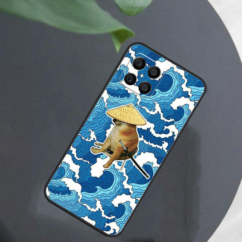 Cheems Doge Meme Funny Doggy For Honor Magic 5 6 7 8 Pro Case For Honor 400 200 50 70 Lite X8c X8b X9a X9b X9c X9d Win RT