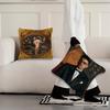 Singer Rauw Alejandro Nuestra Cushion Cover Living Room Accent Couch Back Support Square Lounge Restful Nap Companion Pillow Cas