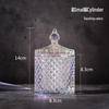 Dazzling Crystal Glass Candy & Storage Jar Set