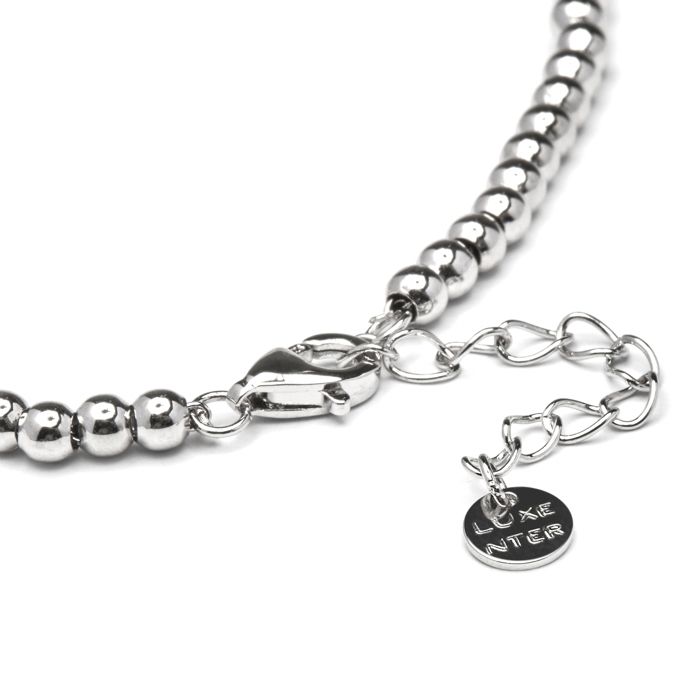 Bracelet - LUXENTER - Krom - Argent 925 - Zirconium - Plaqué Finition En Rhodium