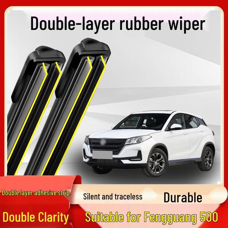 Fengguang 500 Wiper Silent Double-Layer Rubber Strip for 21-22 Models