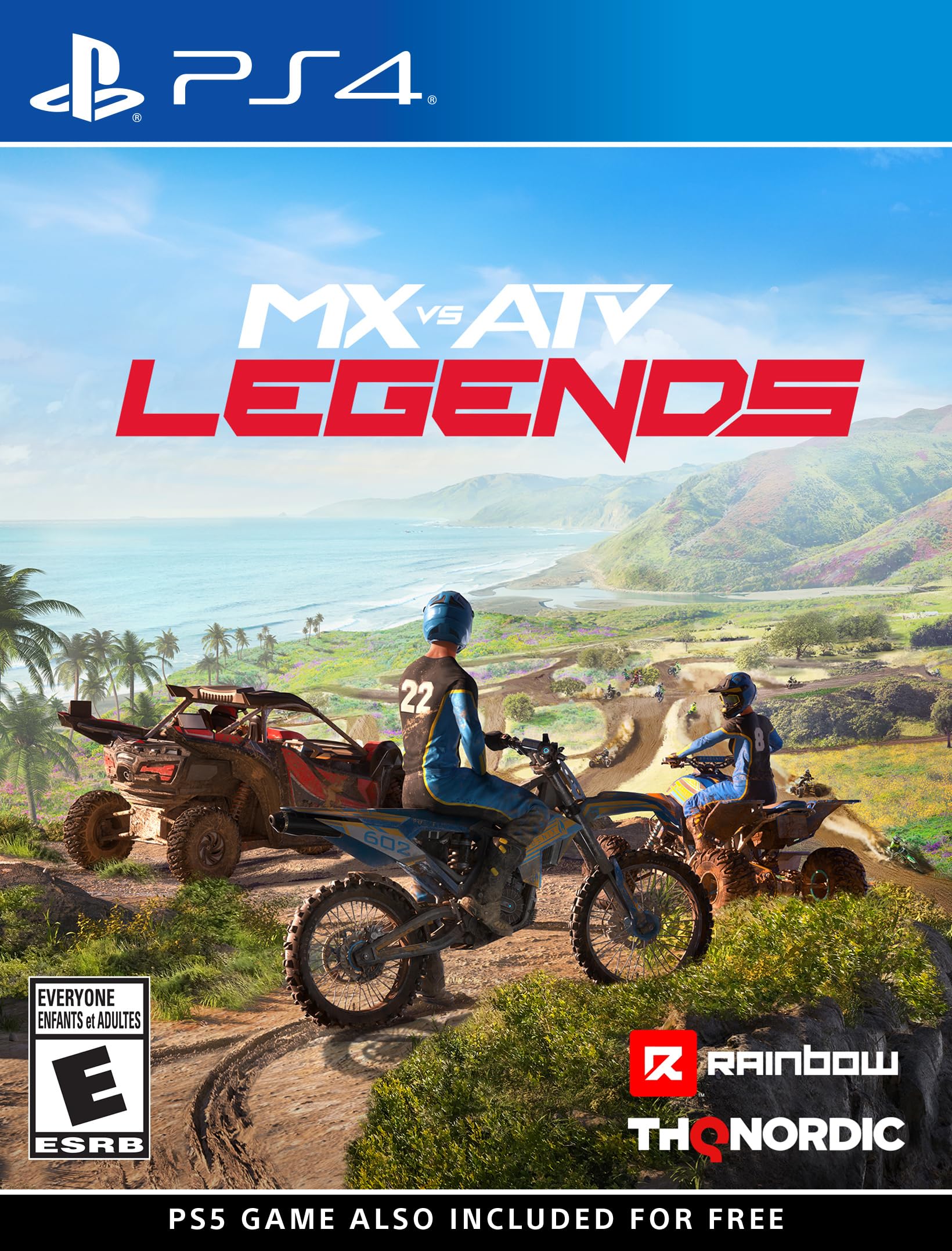 

MX vs ATV Legends North PS4 (Імпортована Америка) - синій