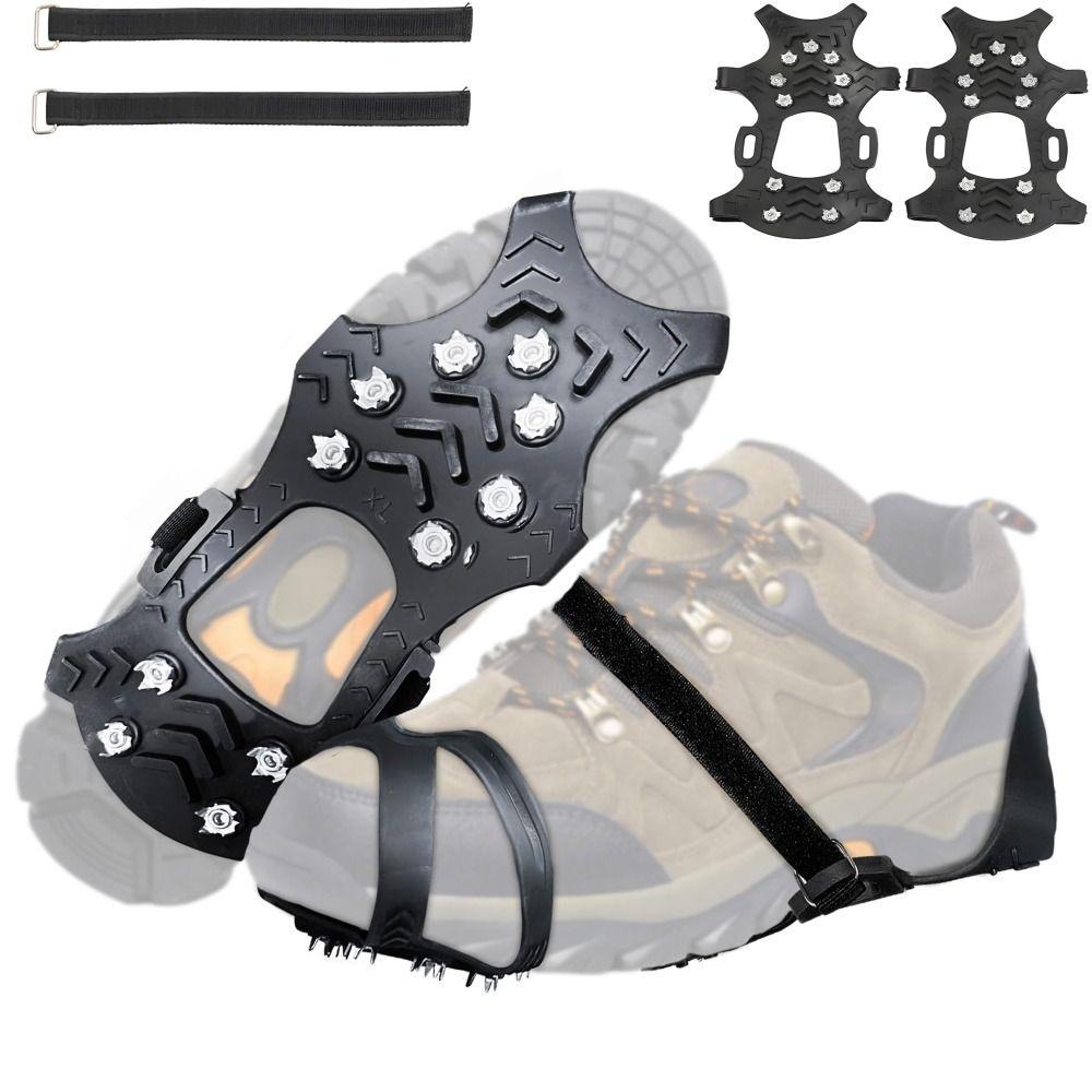 Steigeisen mit 11 Spikes, rutschfeste Eisstollen, neue Gripper-Schneespikes, Schuhzubehör
