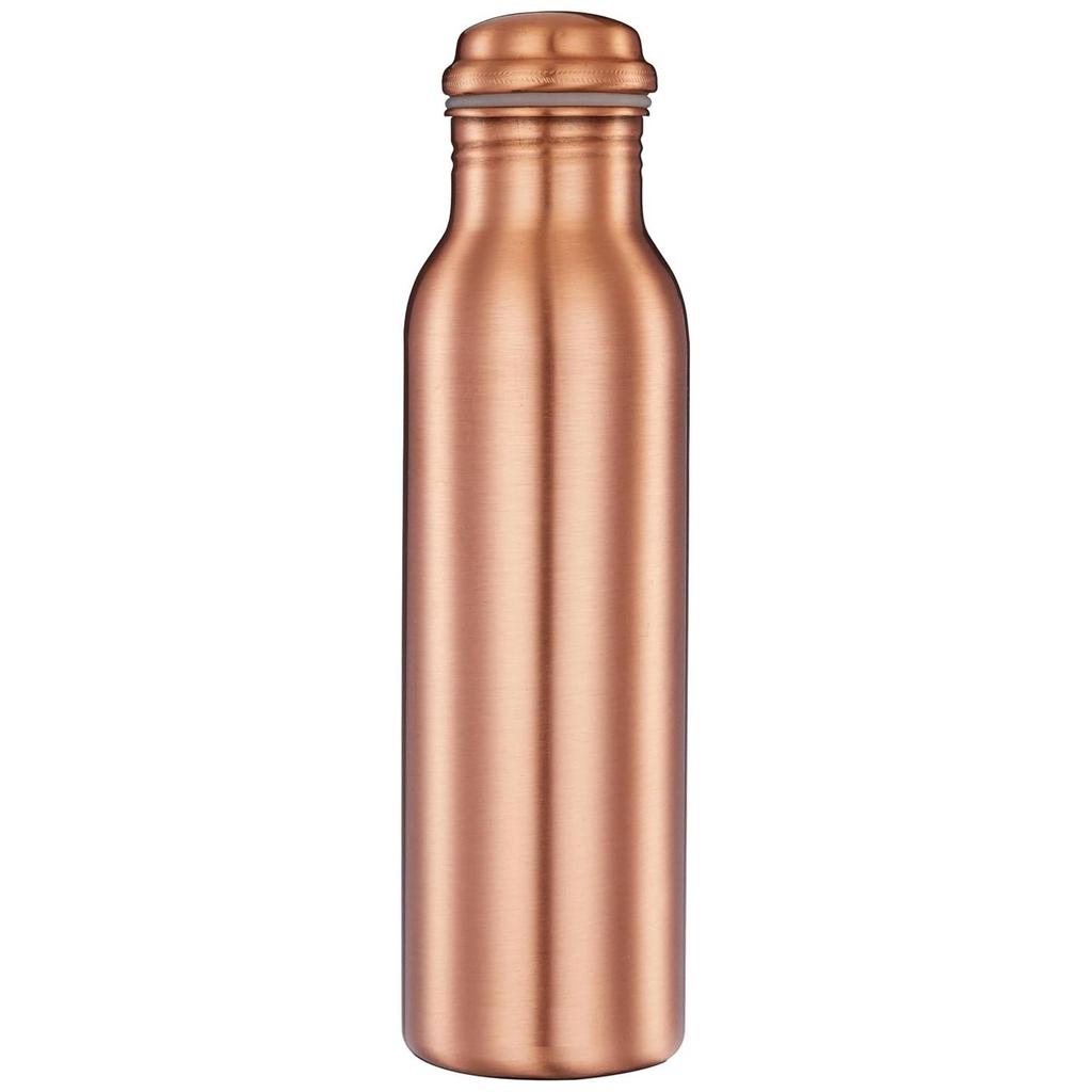 Sticlă de Apă din Cupru | Sticlă de Apă din Cupru 100% Pur I Etanșă și Rezistentă la Rugină I Sticlă de Cupru pentru Acasă, Școală și Birou | 950 ML (Pachet de 1)