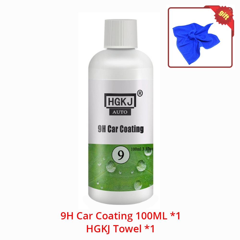 HVIERO-9 20ML-100ML Paint Cleaner Polishe Ceramic Car Coating Sealant Anti Scratch Remover Auto Exterior Care Hydrophobic Wet Wax