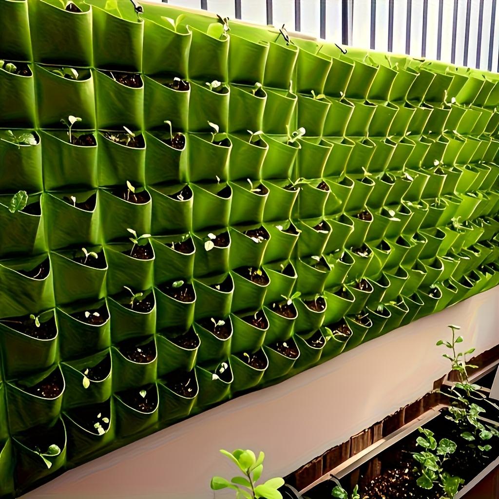 18-Pocket Vertical Garden Planter  Lightweight Wall Mounted Planting Bag
