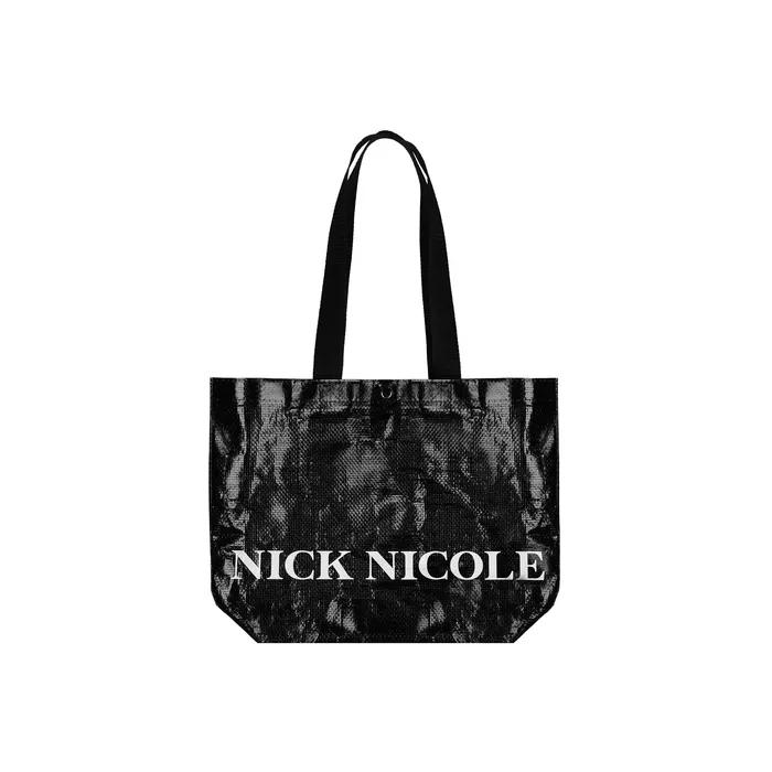 SIGNATURE BUTTERFLY REUSABLE BAG_BLACK