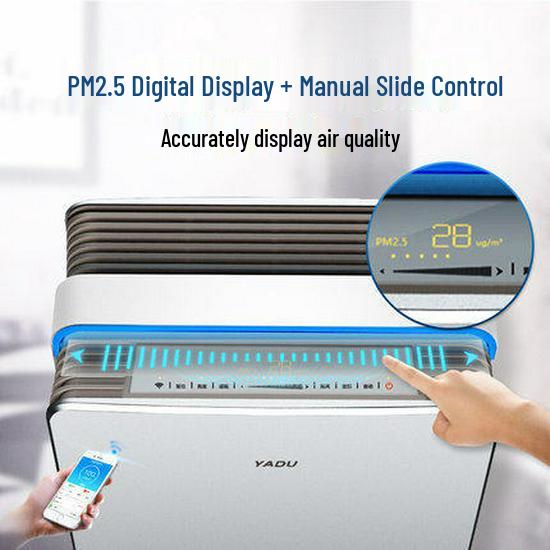 Yadu Air Purifier KJ650F-P6Plus: Advanced Double-Sided Purification for Odor and Formaldehyde Removal in Household, Bedroom, and Living Room