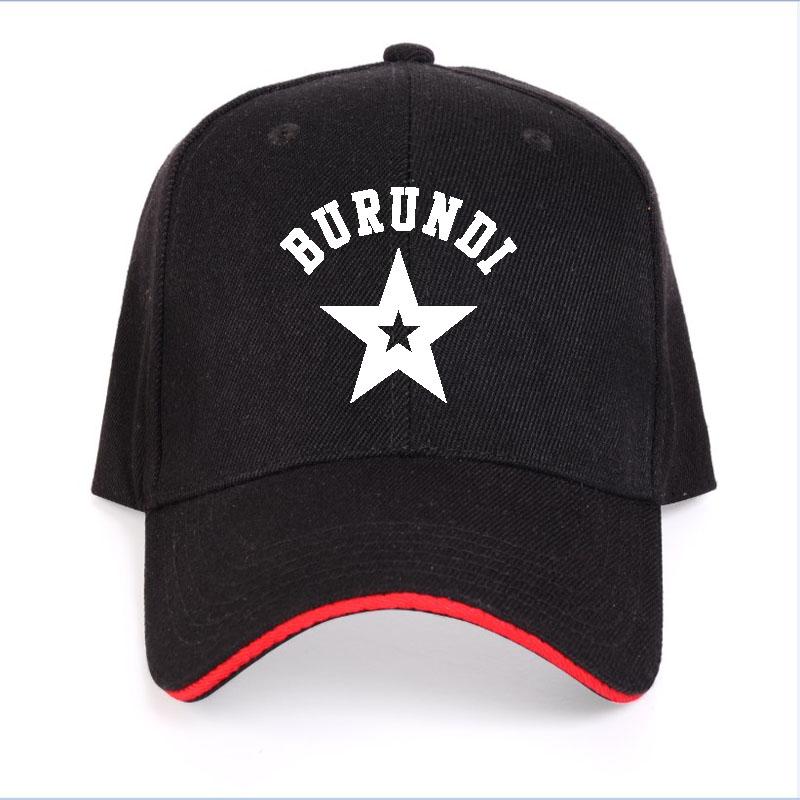 Burundi Male Youth Student Free Custom Name Number Logo Photo Bdi Flag Burundian French Nation Bi Country Diy Text Baseball Cap