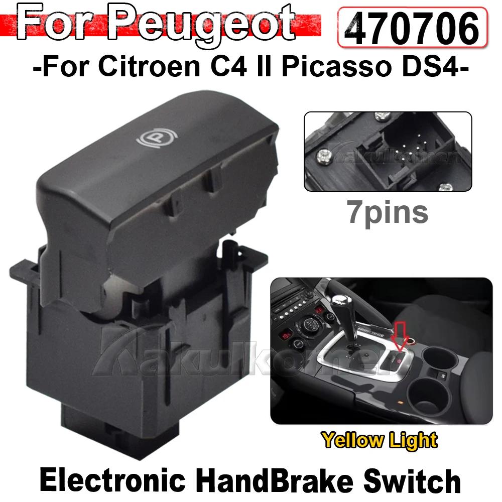 Elektronischer Handbremsschalter Feststellbremse Für Peugeot 3008 5008 Citroen C4 II Picasso & Grand DS4 470706 470703