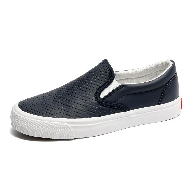 Microfiber Leather Surface Summer New Soft Bottom Breathable Lazy Shoes Student Flat Bottom