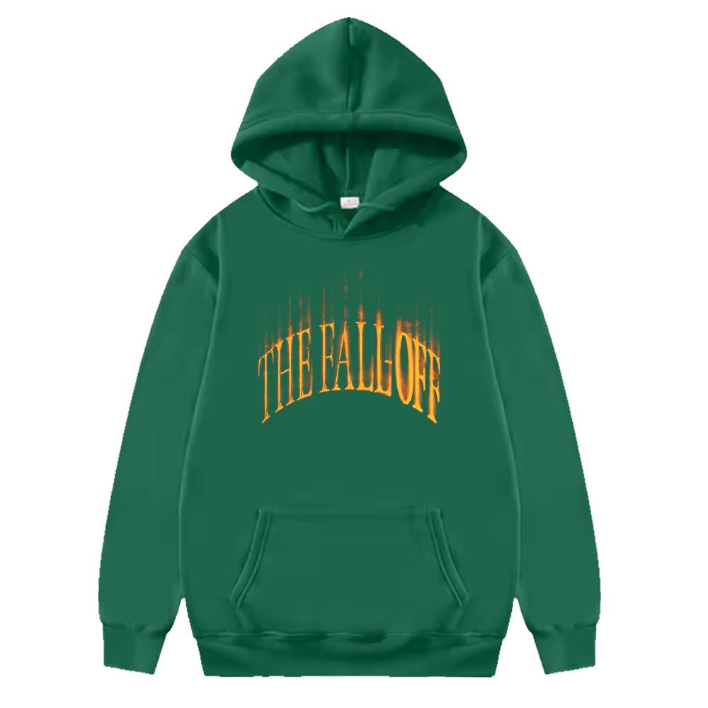 

Дж. Худі з принтом у стилі хіп-хоп Cole J.Cole THE FALL OFF Графічні Худі Вуличний Стиль Мода Чоловіки Жінки Пуловери Повсякденні M темно-зелений колір