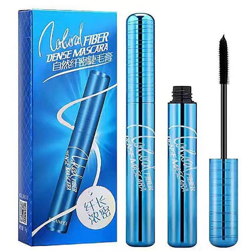 Lilanfei Waterproof Volumizing & Lengthening Mascara with Thin Silicone Brush - Non-Clumping