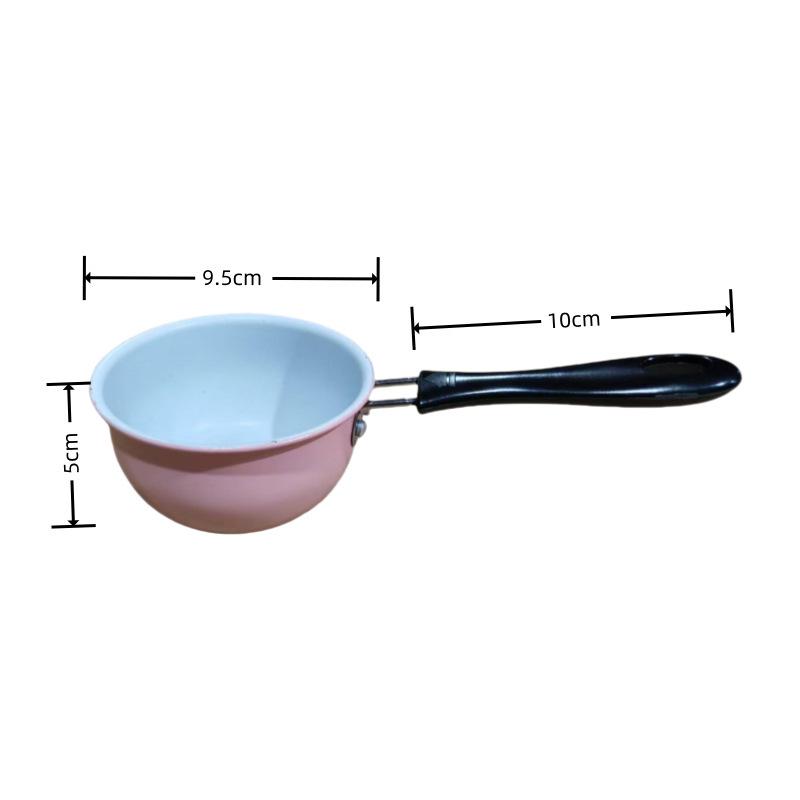 Urocza Mini Patelnia Nieprzywierająca: Wszechstronne Naczynia Kuchenne dla Jedzenia dla Niemowląt i Omletów ze Osłoną Przeciw Pryskaniu.