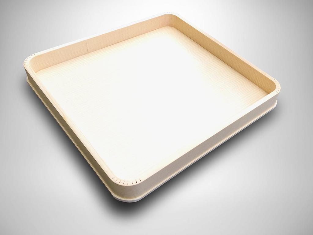 Akagi White Wood Tray Yu11