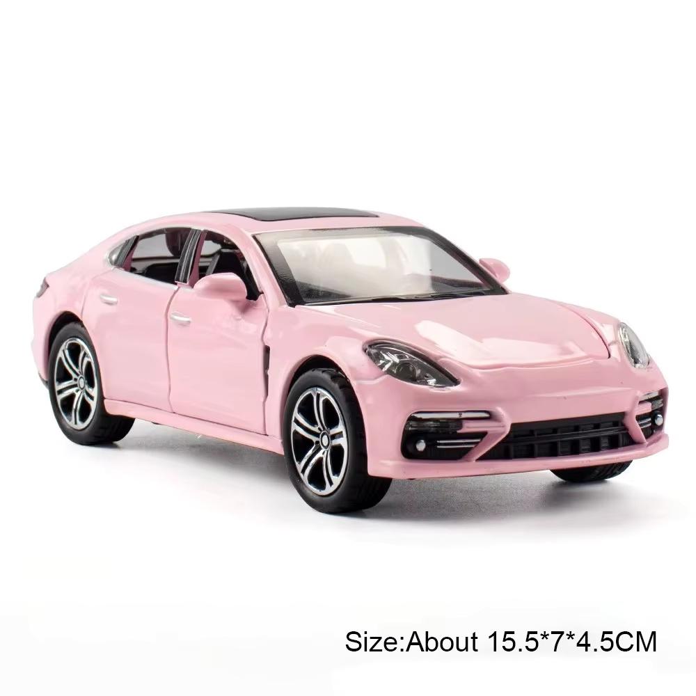 1:32 Macan Panamera Modèle de Voiture de Sport en Alliage Jouets Moulés Sous Pression Portes 4 Portes Ouvertes Avec Son Lumière Rétroaction Métal Véhicules Cadeaux Garçons