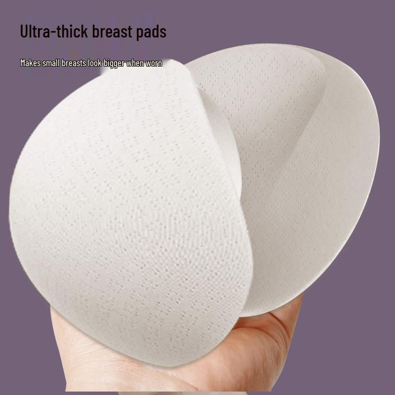 Ultra Thick 8CM Push-Up Bra Pad Inserts - Universal Style, Removable Lingerie Pads for Enhanced Lift and Support.