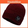 Winter Beanie Cap V Letter Knitted Hat Winter Protection Caps Gifts Outdoor
