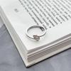 Серебряное кольцо с фианитами, вес изделия 1,54 гр (2143833)