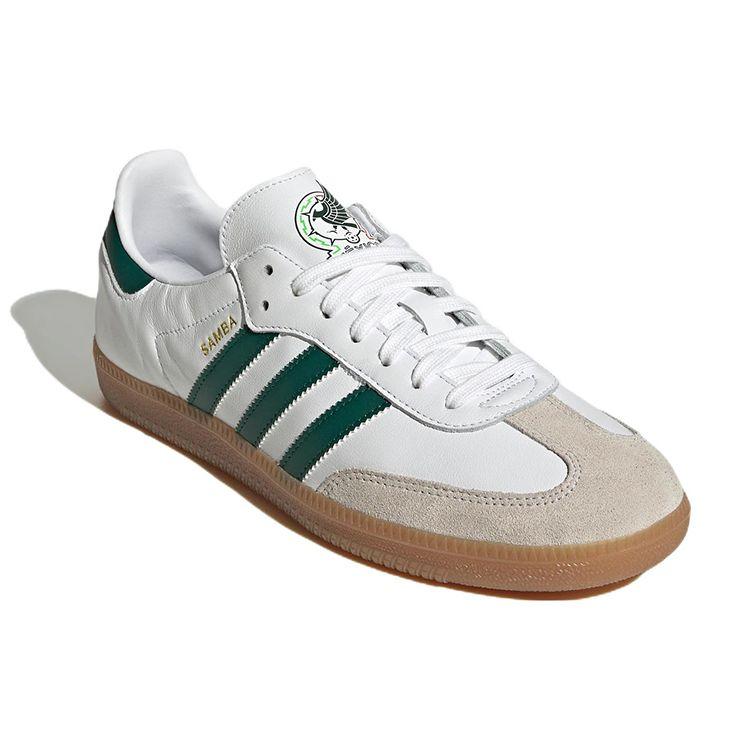 Adidas Samba Team Mexico Men Sneakers White Cloud-White Collegiate-Green HQ7036
