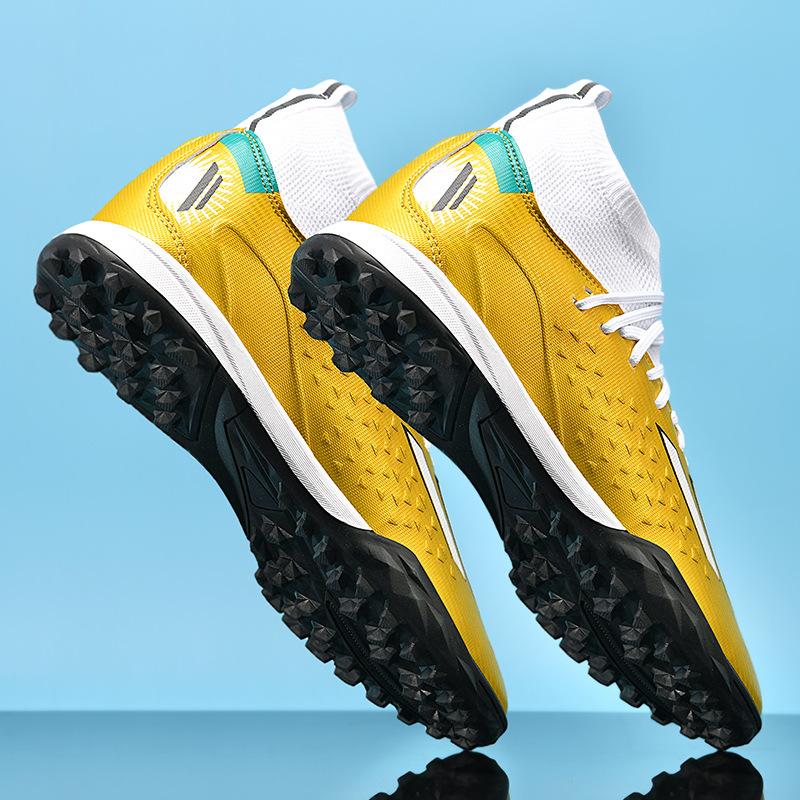 

Мужские футбольные бутсы для внешней торговли TF короткие шипы сломанные шипы длинные шипы большой размер высокие тренировочные бутсы профессиональная спортивная обувь нескользящие 45