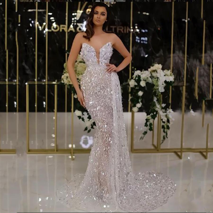 Summer New Women's Dresses Sexy V-Neck Sling Back Gowns with Silver Foil Evening Party Dress