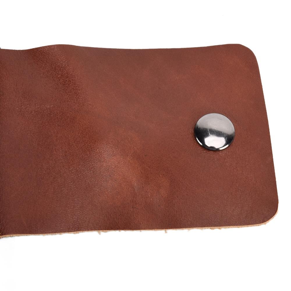 Collapsible Foraging Bag Leather Trim Outdoor Pouch Bag Portable Foraging Pouch Mushroom Foraging