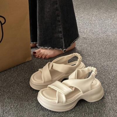 New Style of Muffin Thick-soled Casual Beach Shoes