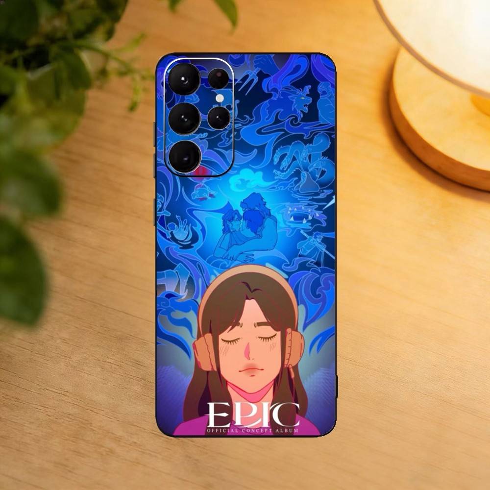 

E-Epic The Musical Odyssey phone Case For Samsung S25,24,21,22,23,30,Ultra,20,Plus,Fe,Lite,Note Soft Black Cover Samsung S24ULTRA