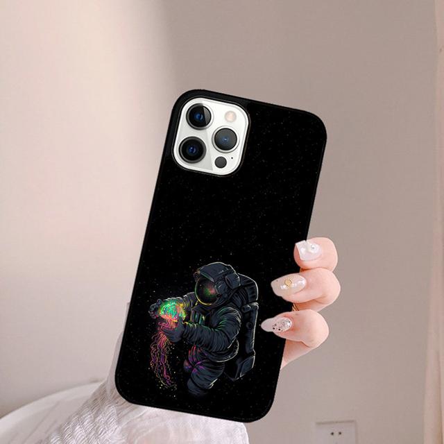 Astronaut Stars Constellation Phone Case Back Cover for iPhone 17 Air 16 15 14 13 11 12 Pro Max PlusS Shell Coque
