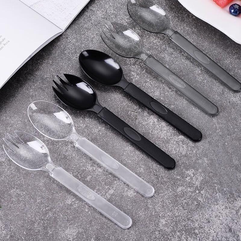 ZISIZ Disposable Plastic Spoons