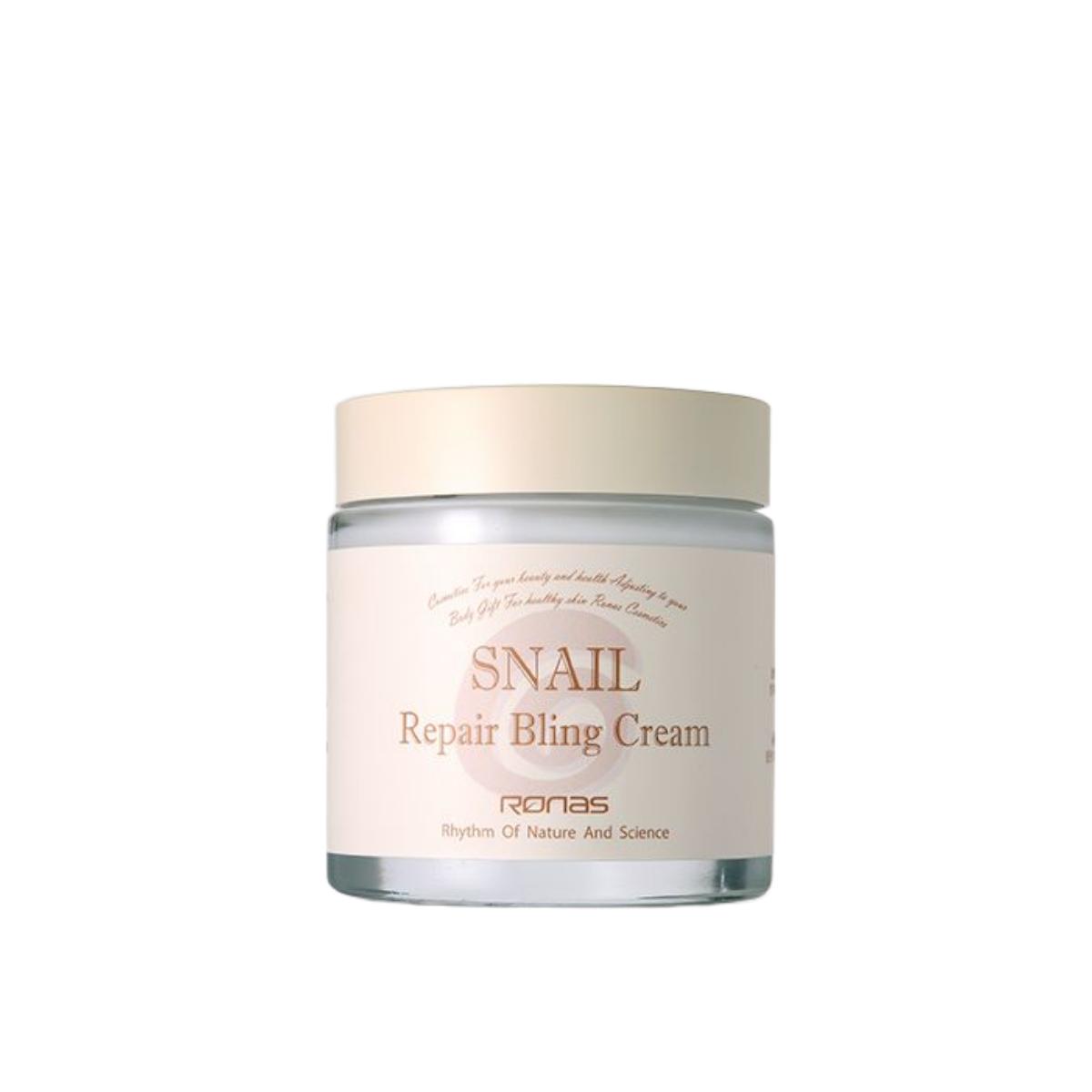 Ronas Snail Repair Bling Cream Radiant Glow & Revitalizing Facial Moisturizer 100ml