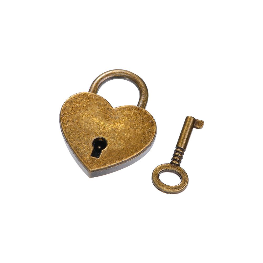 Diary Book Cute Zinc Alloy with Key Travel Wedding Padlock Love Heart Lock Hardware Locks